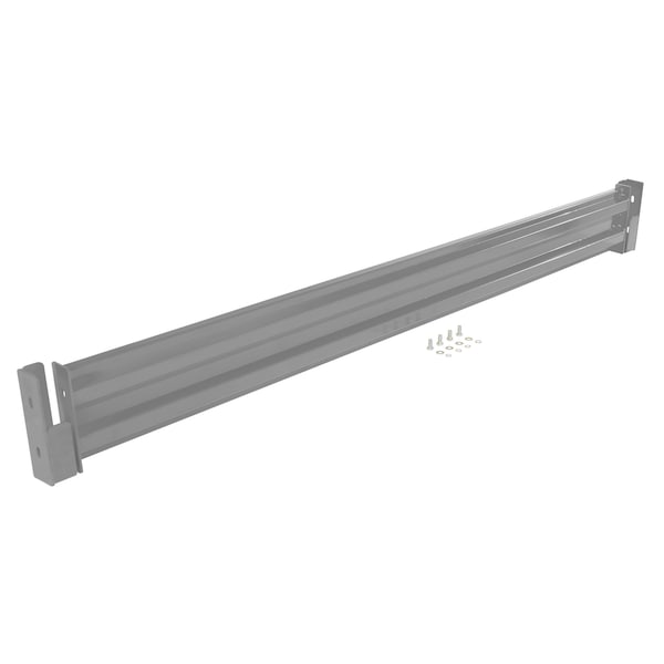 Drop-In Style Guard Rail 8 Ft Gray Semi Gloss